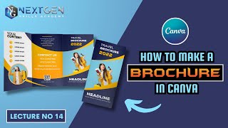 How To Make A Brochure In Canva | Lecture No 14