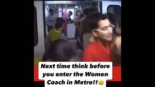 Hilarious Moments Caught on the Delhi Metro! 😂🚇 #YouCantMakeThisUp #funnymoments #delhimetro