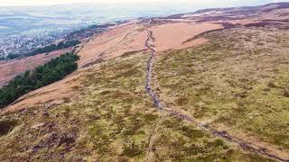 Un-cut Drone Flight around Ilkley Moor Part_1