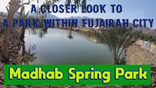 A spring park within Fujairah city - Madhab Spring Park (Vlog #09)