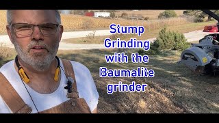 The most economical way to grind tree stumps!