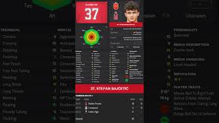 Stefan Bajcetic WONDERKID TIMELAPSE 15 Years in 15 Seconds! #shorts #football #fm23 #timelapse