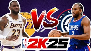 NEXTGEN NBA2K25 Lakers VS Clippers PS5