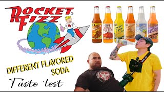 Taste testing flavored sodas