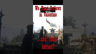 In Valentine, They Hang Your Horse Too (Red Dead Online)