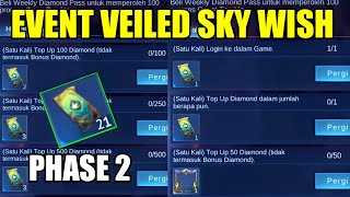 BOCORAN MISI TOP UP EVENT VEILED SKY WISH PHASE 2 - Mobile Legends