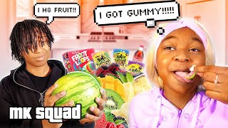 REAL FOOD VS GUMMY FOOD CHALLENGE!!