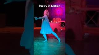 Poetry in Motion (Amanda Gazidis, Charlotte Eve Hodson) The Assembly Rooms, Sept 2024 #poetry #dance