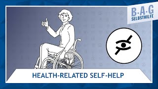 Explanatory video on health-related self-help in Germany with audio description