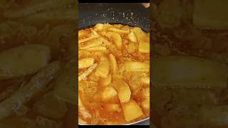 New Easy Recipe For Lunch 🤤💯😋 #shorts #arvi #vegrecipe #korma #ytshorts