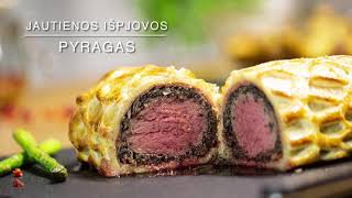 Šventinis jautienos išpjovos pyragas | Beef Wellington | Taurus skonis