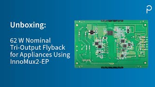 デザイン例の開封 - DER-716 - InnoMux2-EPを使用した家電用62W定格三出力フライバック電源