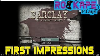 Barclay: The Marrowdale Murder - First Impression