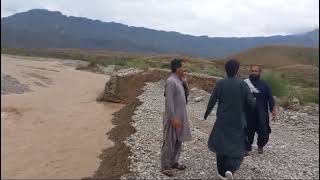 Sarwatti flood protection bund, Harnai, Monsoon Rain Flooding, Irrigation Dept Balochistan #harnai