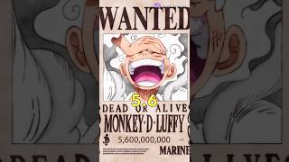 Will Luffy's Bounty Surpass Roger's?! #onepiece