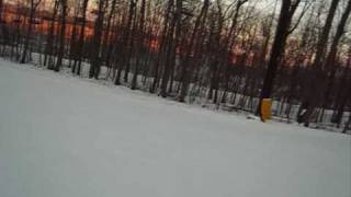 Snowboarding at Cascade Mountain - Portage, WISCONSIN!