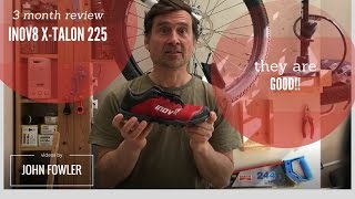 Inov8 X-Talon 225 Trail Running Shoes 3 month 100 mile review