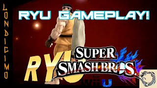 Ryu Gameplay! Super Smash Bros. Wii U