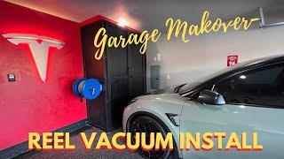 Garage Makeover | Installing New Vacuum Reel | My detail garage