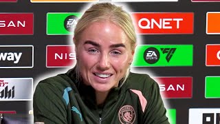 Alex Greenwood pre-match press conference | Manchester City v Barcelona | Women's Champions League