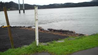 Progress at the New boat Ramp at Alsea Bay