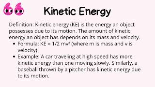 What is Kinetic Energy? Urdu / Hindi