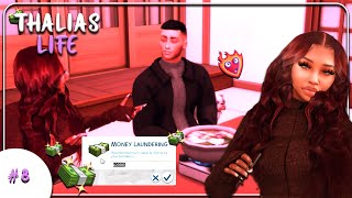 Laundering Money 🤫// Flying Out to New Sneaky Link// Thalia’s Life 💖 #8// The Sims 4