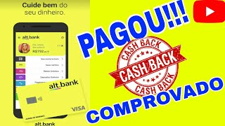 Conta Digital Alt.Bank - Pagando CashBack!!!