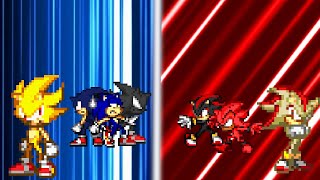 Sonic vs Shadow |Scrapped Animation| Happy Sonic 30th Anniversary!