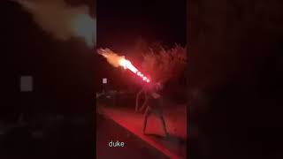 Never let this guy use fireworks again 😭🤣