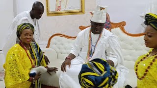 PRESIDENT YEYE BOBAKEYE OODUA ADDRESING THE GREAT OONI OF IFE