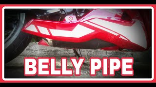 BELLY PIPE INSTALLATION