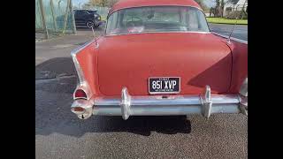 57 bel air  v8 Hot rod  on 17s