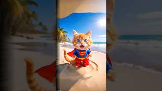 ❤️ Evolution of Cat: So Cute Cat Hero 🥰 MiawMilky ✅ #Superheroes 14 #cat #cute #love #shorts