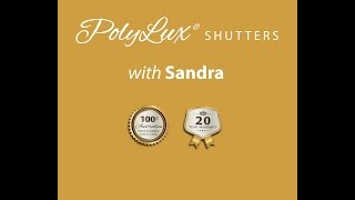 PolyLux® Shutters with Sandra