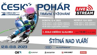 ČP travní lyžování Štítná nad Vláří | 12. 8. 2023 | 1. kolo obřího slalomu