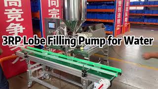 How to use the 3RP series lobe filling pump?