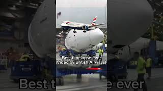 "Art timelapse are the best"🤓 (British airways B787 timelapse) #timelapse #britishairways #b787