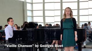 :::🎼 6/7/19 “VIEILLE CHANSON” (French Opera) by BIZET - AGE 14:::