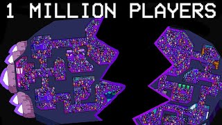 AMONG US, but with 1 MILLION PLAYERS on SKELD MAP