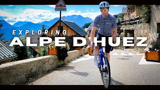 Destination French Alps !  Exploring Alpe d'Huez With My Partner Using An e-Bike #cyclotouriste !