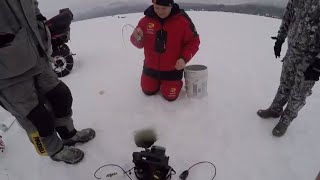 Jigging up Lake Trout in the ADK