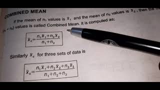 Topic : (Averages) Combined  Mean Two sets of data. Questions.