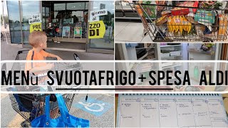 Menù di fine mese + SVUOTA LA SPESA ALDI