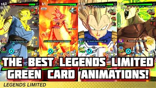 Most Amazing Green Card Animations ( Legends Limited Edition ) in Dragon Ball Legends