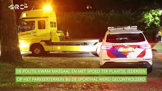 Grote politieactie bij Sporthal in Tiel: zeven personen aangehouden