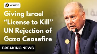 UN Rejection of Gaza Ceasefire giving Israel "License to Kill" | Israel Hamas War