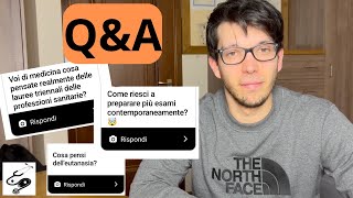 Q&A: L'ESAME PEGGIORE DI MEDICINA, COSA CAMBIEREI DEL MIO PASSATO || med pages