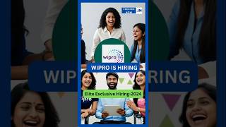 Wipro-freshers graduate hiring 2024. #shorts