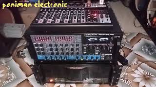 tes power thunder + ampli ZH-1788 + Mixer Yamaha 6ch , harga 3,5 jt , mari kita cek sound ..